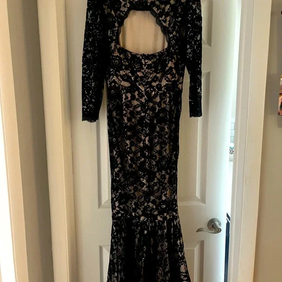 chinese dress ladies Venus Dress – Black Tie Elegance in Luxe Satin – Studio Lexi main image 1